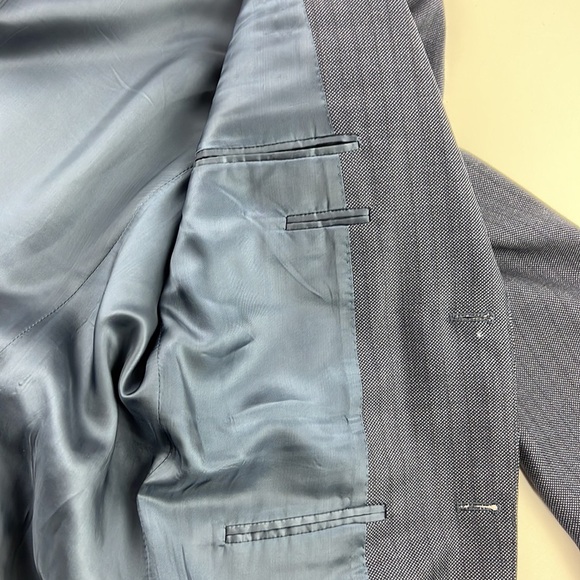 Men's Canali navy blue suit jacket - Picture 12 of 16